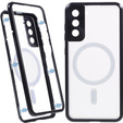 Magnetic Dual Glass MagSafe case for Samsung Galaxy S22, black