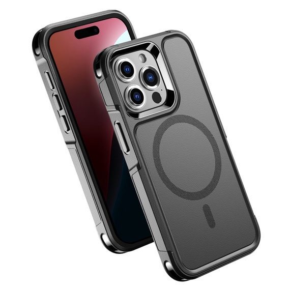 Case for iPhone 16 Pro Max, MagForce MagSafe, black