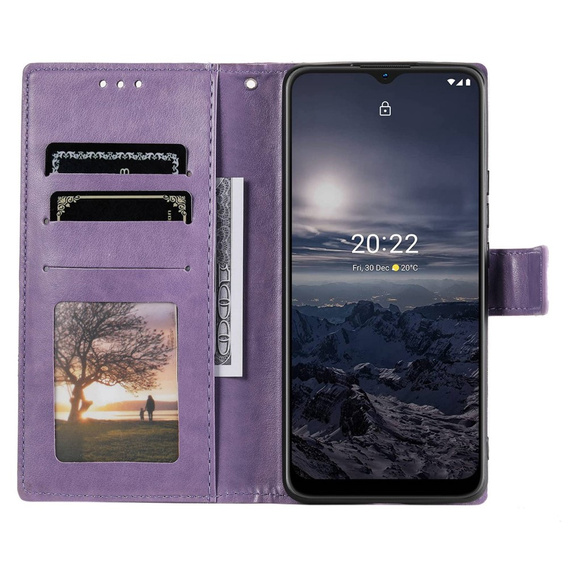 Flip case for Nokia G11/ G21, Mandala, blue