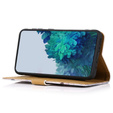 Flip case for Motorola Moto E13, Wallet Tree, white