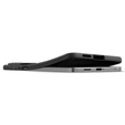 Spigen case for Samsung Galaxy S25 Edge, Liquid Air, black + 9H Tempered Glass