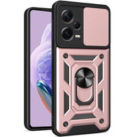 Case for Xiaomi Redmi Note 12 Pro+ 5G, CamShield Slide, pink rose gold