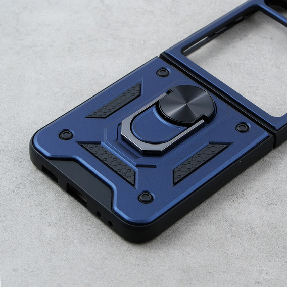 Armor Case for Samsung Galaxy Z Flip5 5G, Nox Case Ring, blue