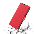 Flip case for Oppo A57s, Wallet Thin Magnet, red