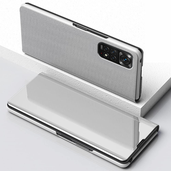 Case for Xiaomi Redmi Note 11 / 11S, Clear View, silver