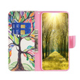 Flip case for Samsung Galaxy M34, Wallet, tree of life, white