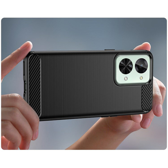 Case for OnePlus Nord 2T 5G, Carbon, black