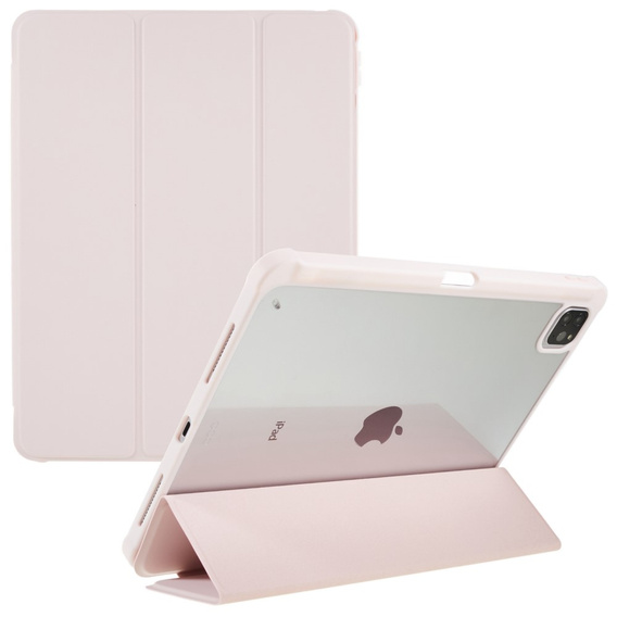 Case for iPad Pro 11 2022 / 2021 / 2020 / 2018, Smartcase Hybrid, with stylus space, pink