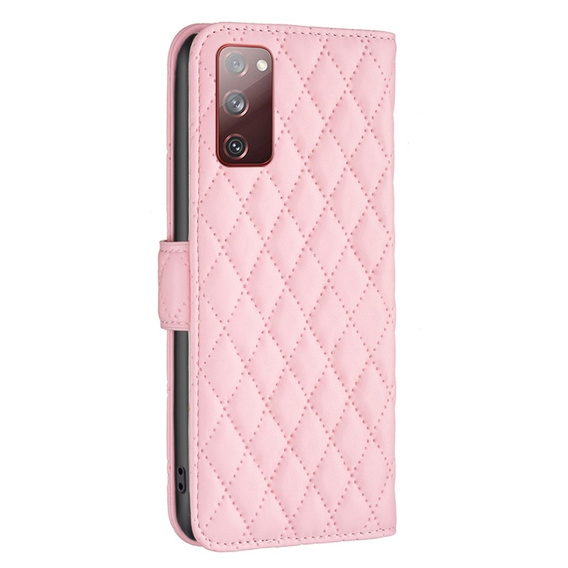 Flip case for Samsung Galaxy S20 FE, Wallet, BINFEN COLOR, pink