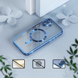 Case for iPhone 16 Plus, Electro MagSafe, blue + Screen Glass