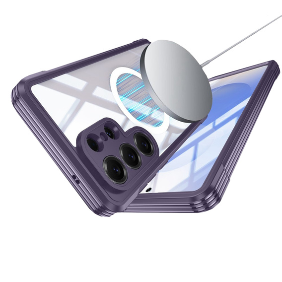 Shockproof case with glass, for MagSafe for Samsung Galaxy S26 Ultra