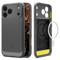 Spigen Rugged Armor MagSafe case for iPhone 17 Pro, Grey