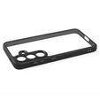 Case for Samsung Galaxy S24+ Plus, Fusion Hybrid, with camera protection, transparent / black