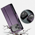 ERBORD Glossy Litchi wallet case with flap for iPhone 17 Pro Max