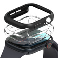 Ringke Case for Samsung Galaxy Watch 6 Classic 47mm, Slim, 2-Pack, Clear/Black