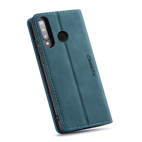 CASEME case for Huawei P30 Lite, Leather Wallet Case, blue