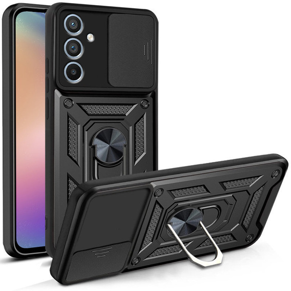 Case for Samsung Galaxy A54 5G, CamShield Slide, black
