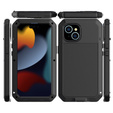 Case for iPhone 15, armoured, with integrated glass, black