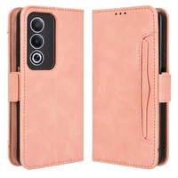 Flip case for Oppo A80, Card Slot, pink