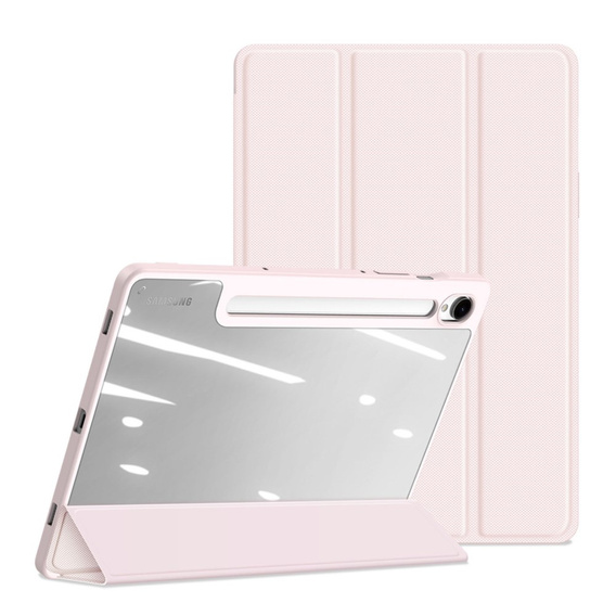Case for Samsung Galaxy Tab S10 Lite / S10 FE / S9 FE, Dux Ducis TOBY, pink