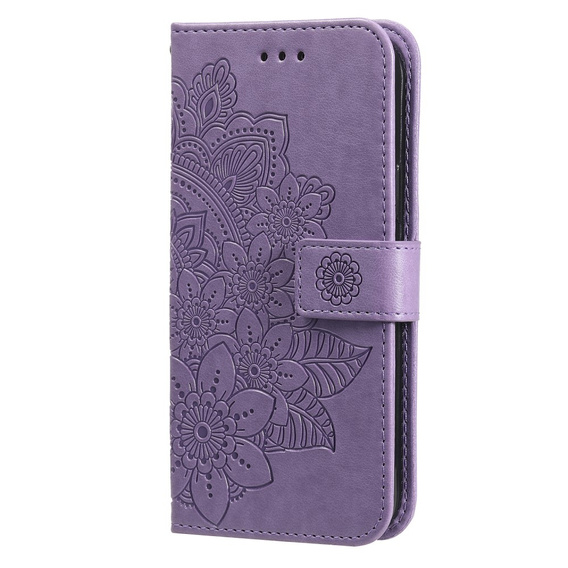 Flip case for Realme C67, Mandala, purple