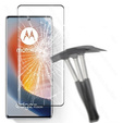 3D Tempered Glass for Motorola Edge 50 Fusion 5G, black frame