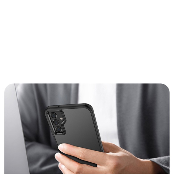 Case for Samsung Galaxy S23 FE, Fusion Hybrid, transparent / black