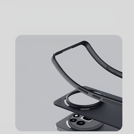 NILLKIN Case for Nothing Phone 3A Pro, Frosted Shield, for MagSafe, black