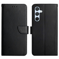 Flip case for Samsung Galaxy A35 5G, Split Leather Wallet, black