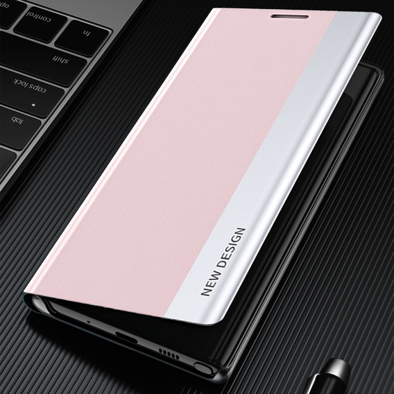Flip case for Samsung Galaxy M33 5G, Side Magnetic, pink