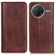 Flip case for Xiaomi Poco F7 Pro / F7 Ultra, Split Leather, brown
