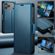 Glossy Litchi wallet case with flap for iPhone 17 Pro Max