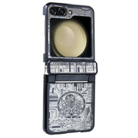 Case for Samsung Galaxy Z Flip 5 5G, Mechanical Legend, black