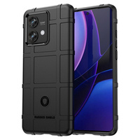 Case for Motorola Edge 40 Neo, Rugged Shield, black