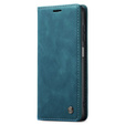 CASEME case for Samsung Galaxy M33 5G, Leather Wallet Case, blue