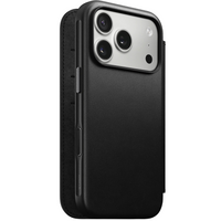 Nomad case for iPhone 17 Pro Max, Modern Leather Folio, black