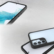 Case for Samsung Galaxy A34 5G, Fusion Hybrid, transparent / black