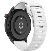 Silicone Universal Strap 20mm Dot Texture, white
