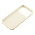 Silicone case for iPhone 17 Pro Max - compatible with MagSafe, anti-shock, beige