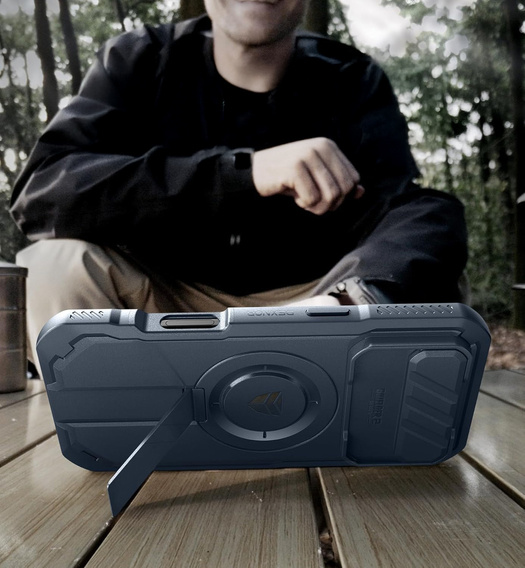 Dexnor armoured case with stand and camera shutter, for MagSafe for iPhone Air
