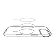 Spigen Case for iPhone Air, Liquid Crystal MagSafe, Clear/White