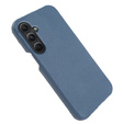 Leather case for Samsung Galaxy A54, Genuine Leather, blue