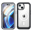 Case for iPhone 15, Armor Full Protect 360° to MagSafe, screen glass, black