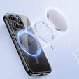 Case for iPhone 15 Pro Max, Electro MagSafe, black + Screen Glass