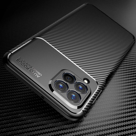 Case for Samsung Galaxy M53 5G, Carbon Gel, black
