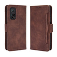 Flip case for Xiaomi Mi 10T 5G/10T Pro 5G, Card Slot, brown