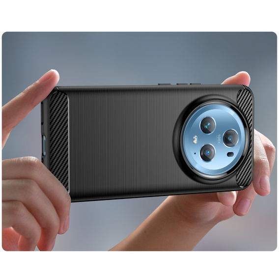 Case for Honor Magic 5 Pro, Carbon, black