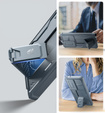 Armored case for Samsung Galaxy S25 Ultra, Dexnor Full Body (Two Frames), dark blue