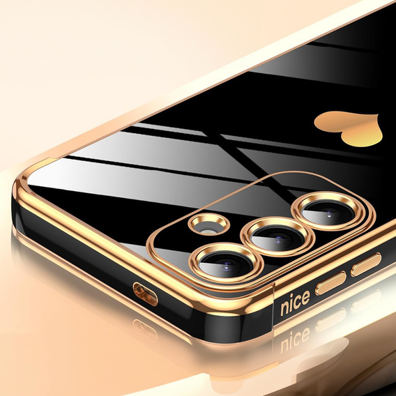 Case for Samsung Galaxy S25 FE, Electro heart, black