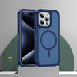Case with frame for iPhone 12/12 Pro, for MagSafe, blue